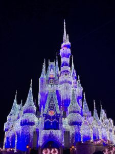 Cinderella Castle at Christmas
